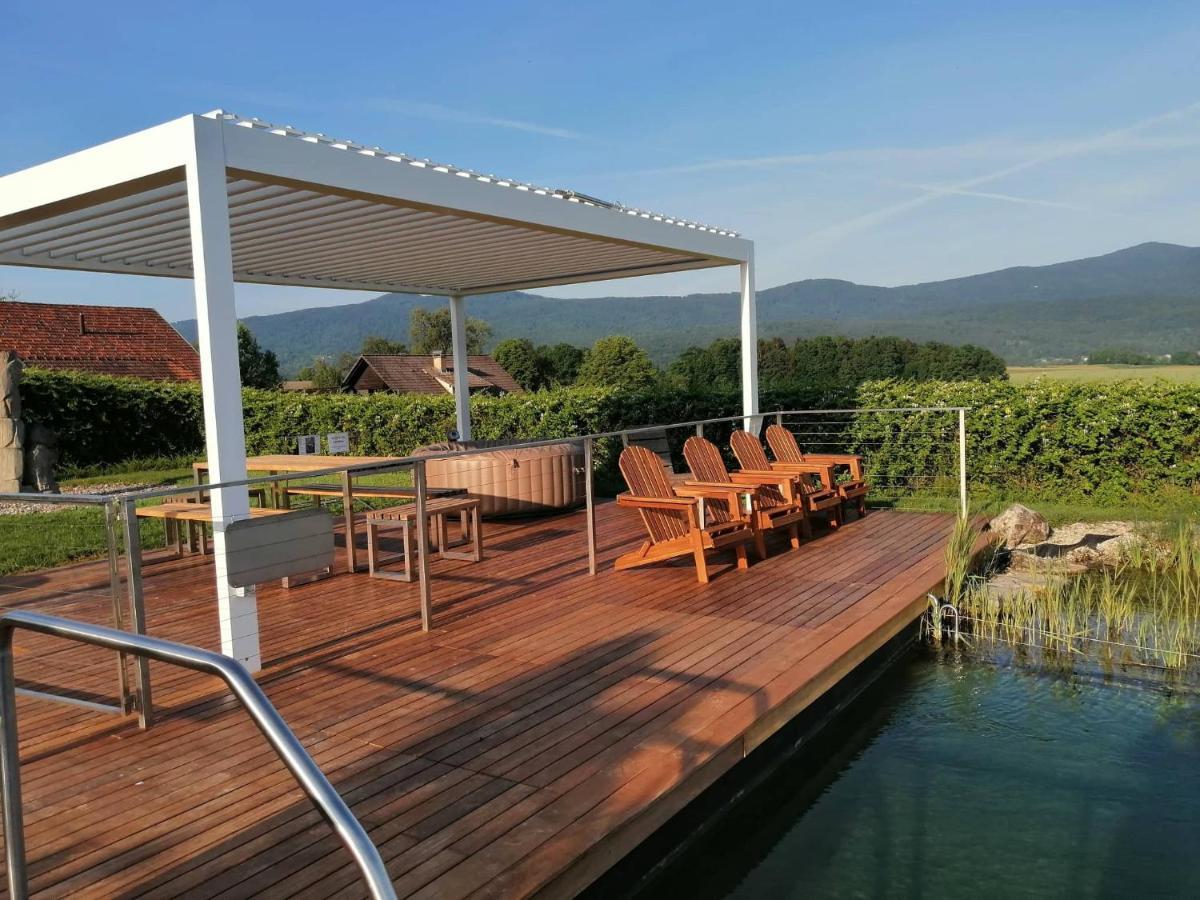 Glamping Maleric With Natural Pool Dragatuš Zewnętrze zdjęcie